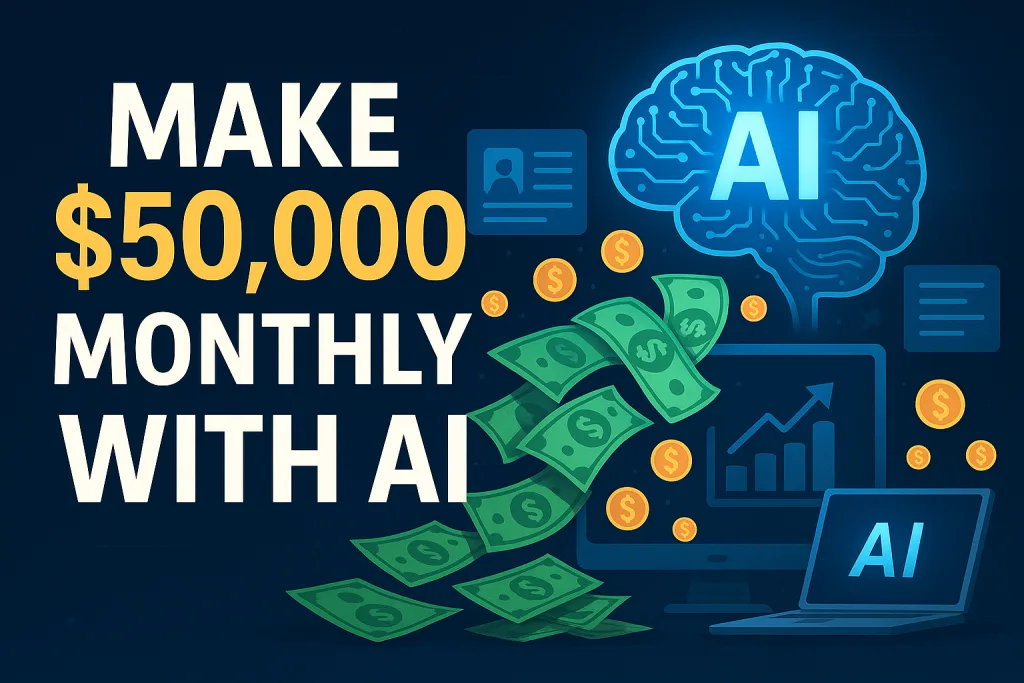 Make 5000k monthly with AI